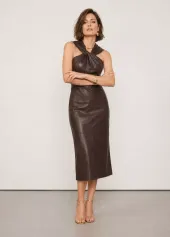 Vestido de Couro